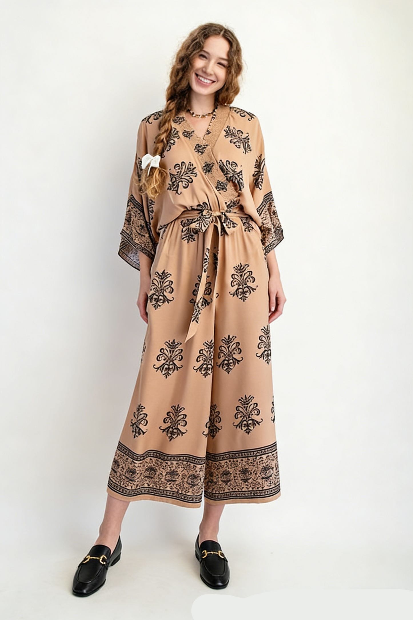 Loose-Fitting Versatile Two-Piece Pants Set