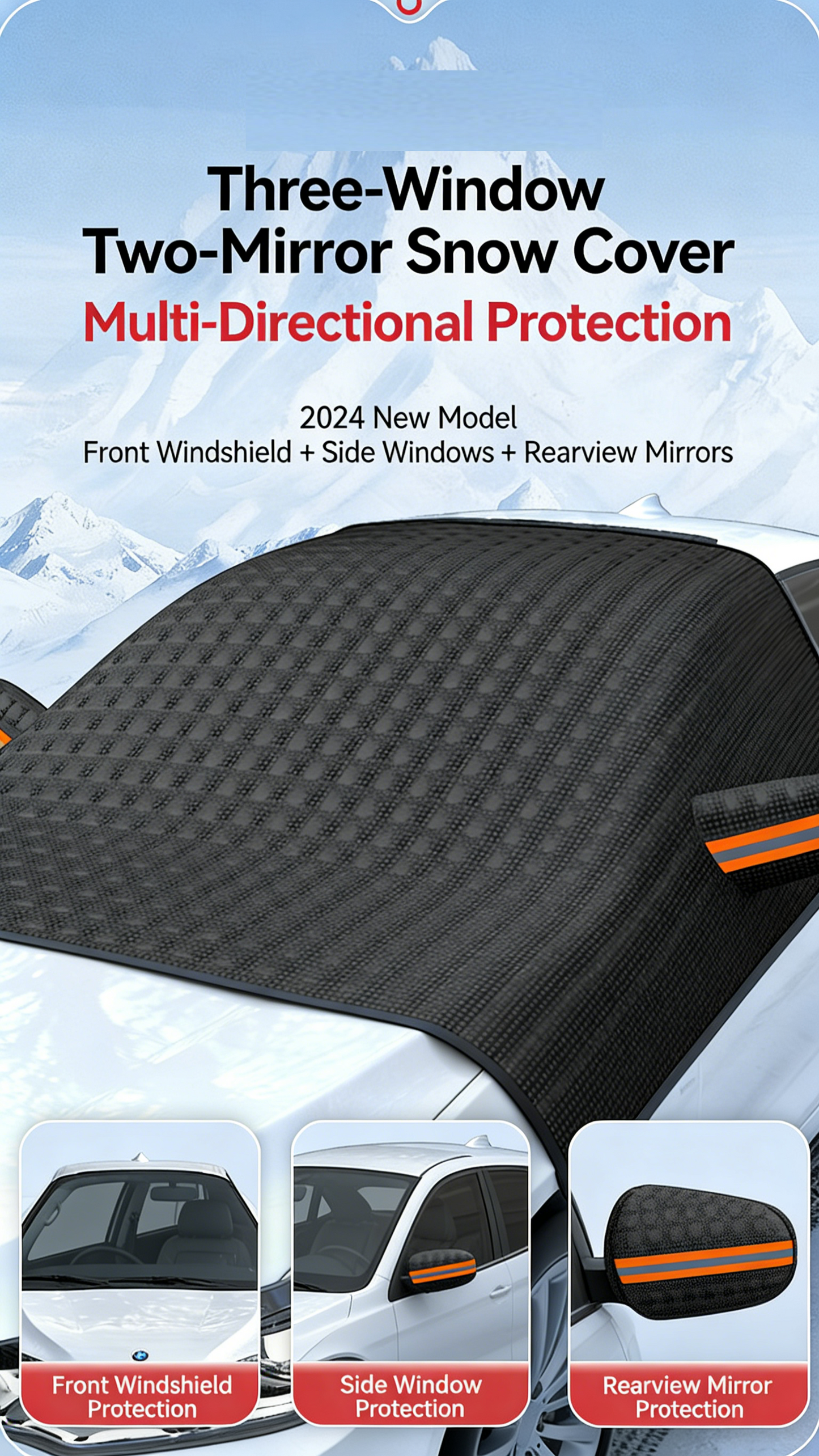 **Winter Car Cover (Thickened Anti-freeze and Snowproof Car Cover)**