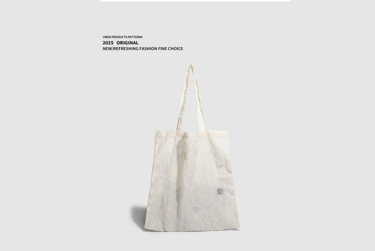 Hollow Embroidered Shoulder Bag