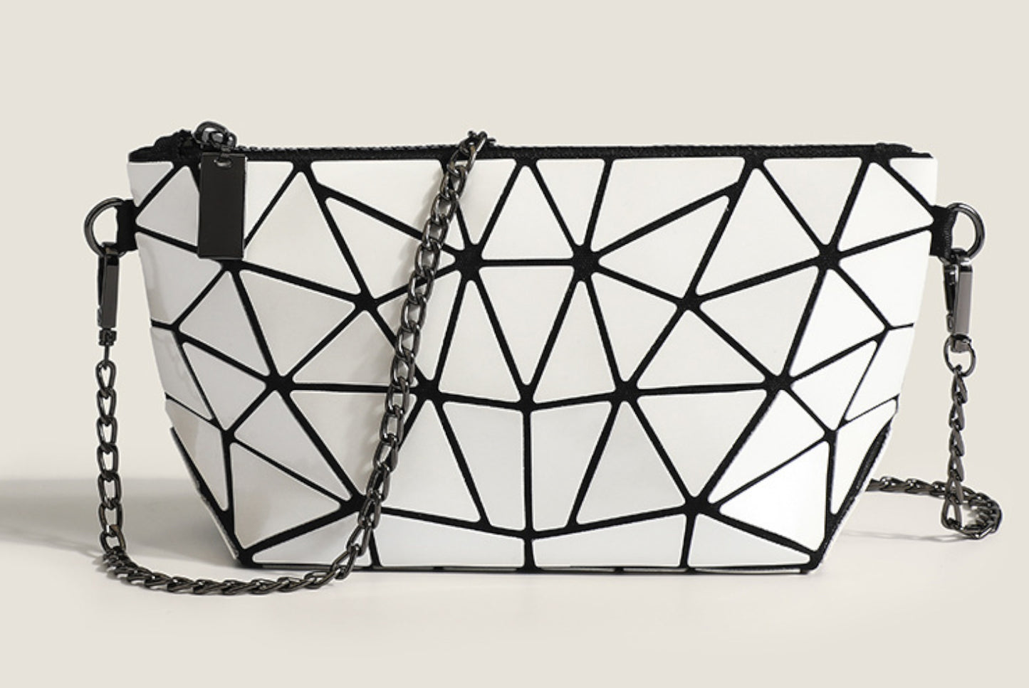 Geometric Diamond Checkered Versatile Shoulder Bag