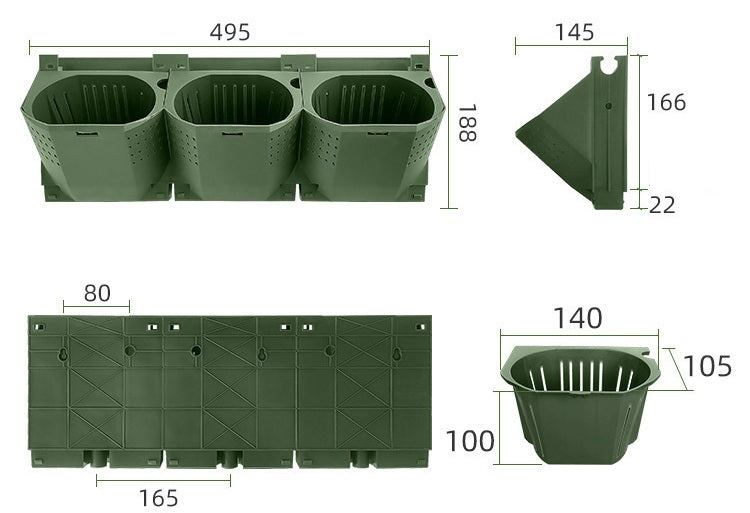# Vertical Multi-Layer Green Planting Trough