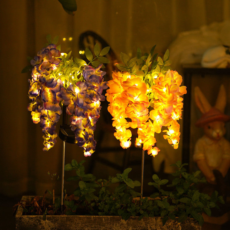 # Solar-Powered Wisteria LED Landscape Light for Courtyards and Lawns