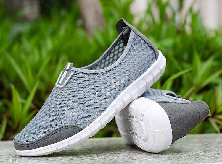 Men's Summer Breathable Hollow-Out Mesh Shoes
