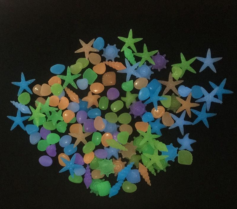 # Fluorescent Glowing Pebbles for Decoration