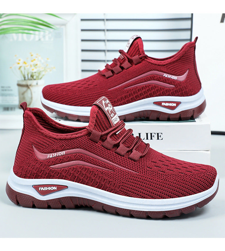 Women's Platform Flyknit Casual Sneakers