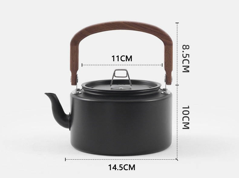 # 1.2L Portable Outdoor Aluminum Alloy Kettle