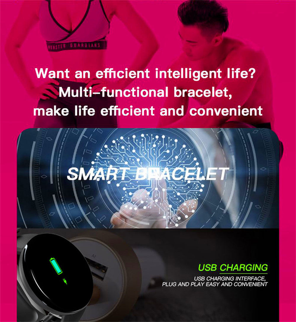 # 1.44-inch Color Round Screen D18 Smart Bracelet