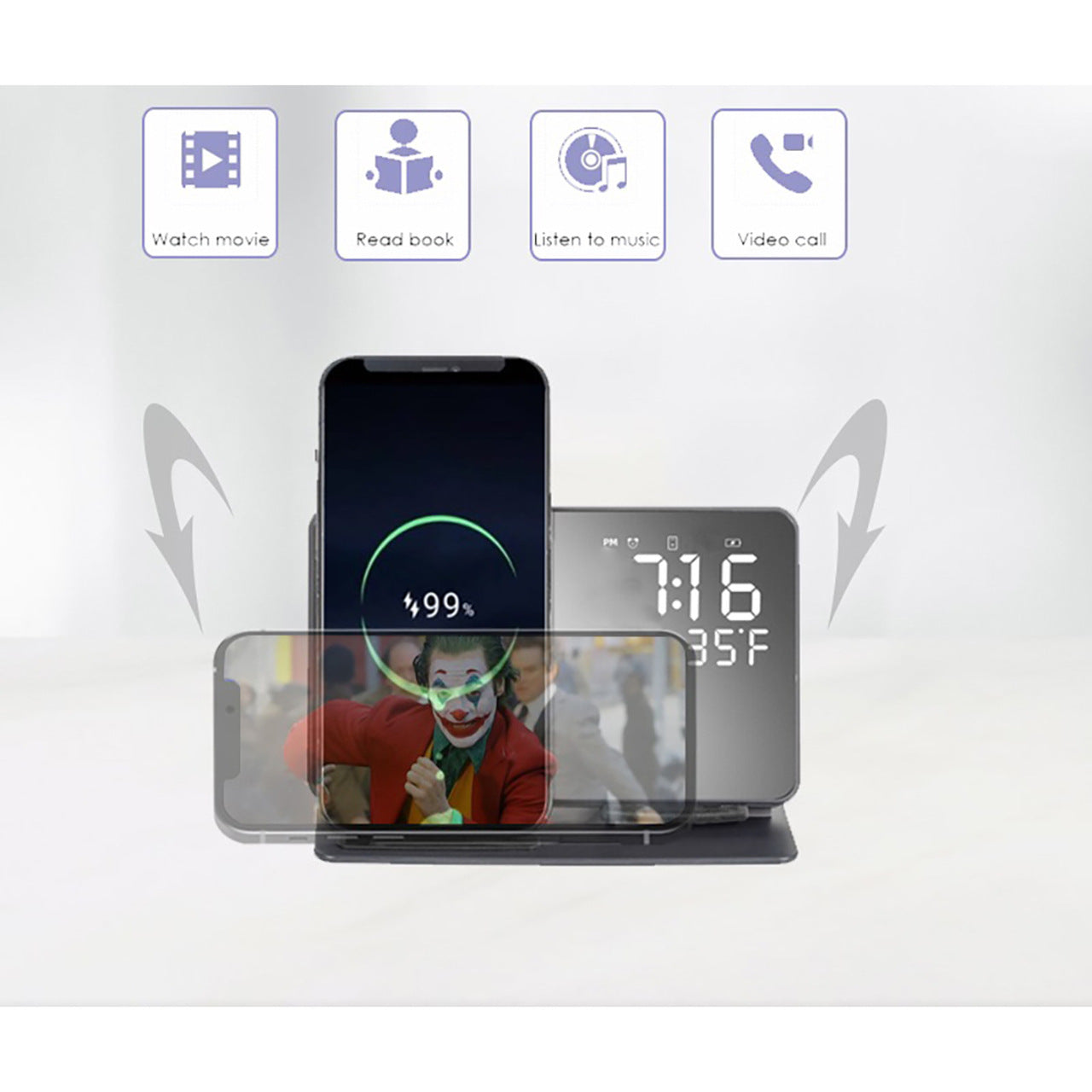 4-in-1 Multifunctional 15W Wireless Charger