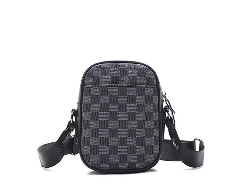 Business Men's Quilted Shoulder Bag