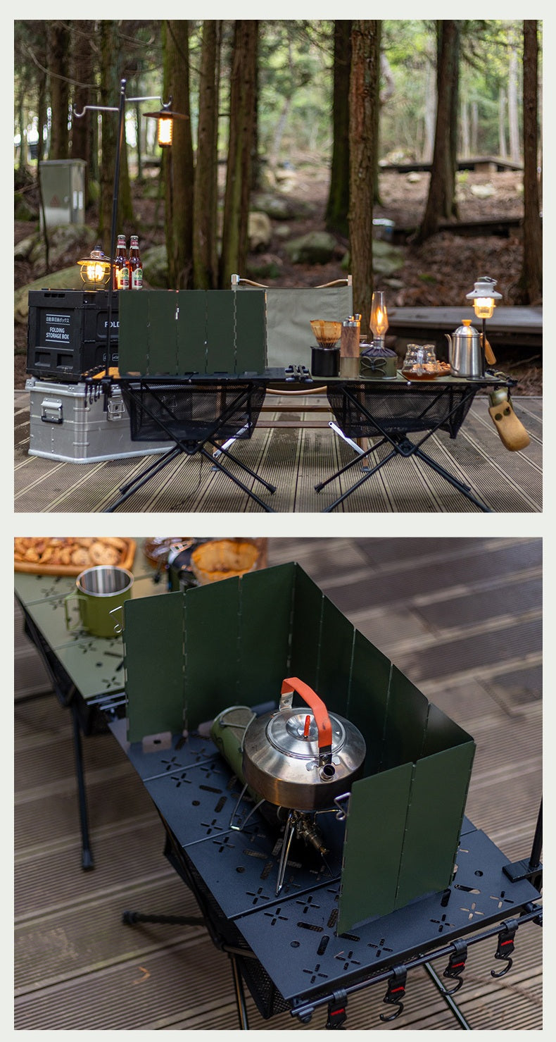# Outdoor Folding Portable Stove Windshield
