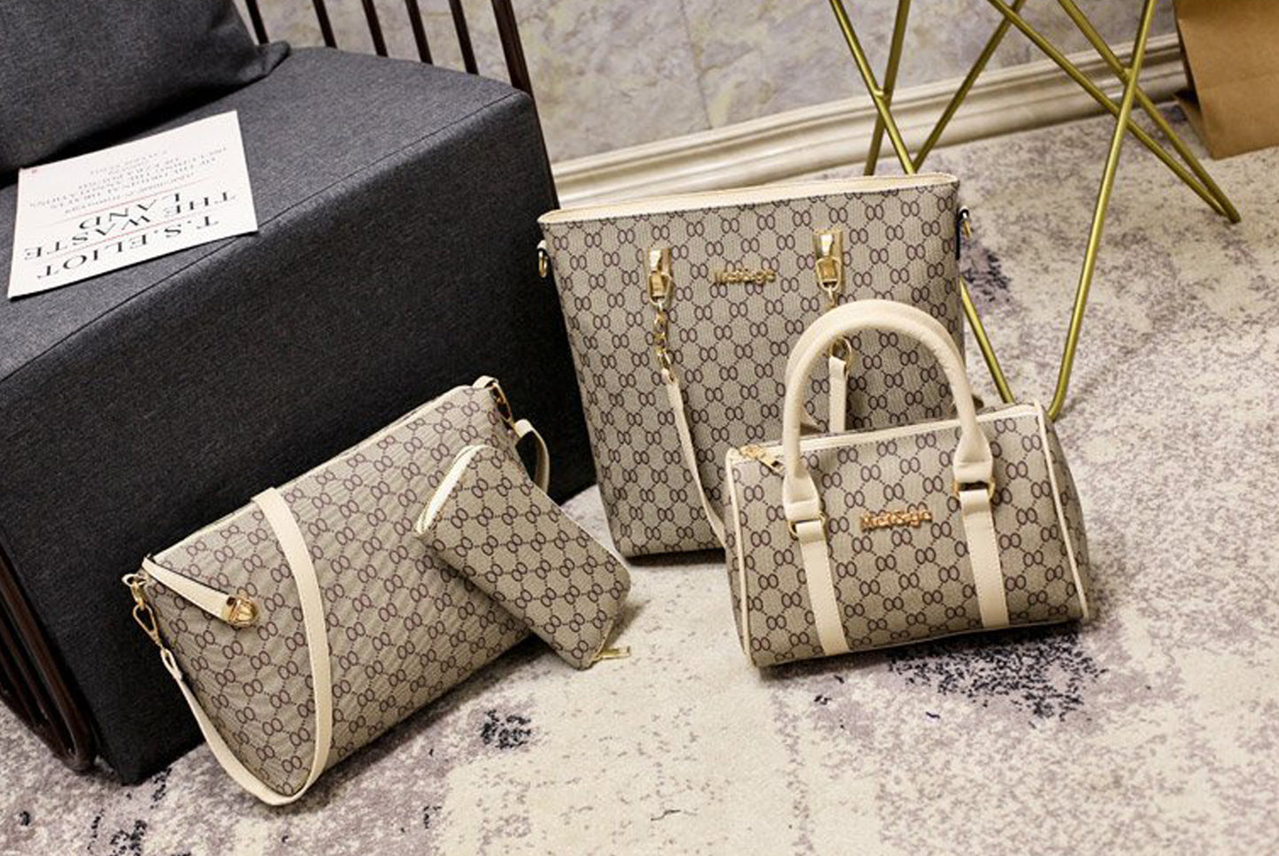 Stylish Six-Piece Mother-Daughter Bag Set