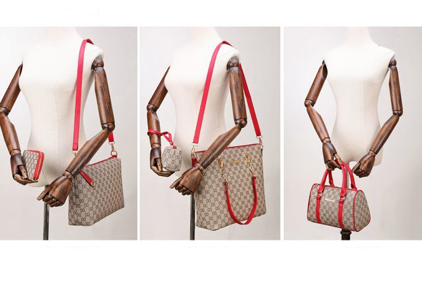 Stylish Six-Piece Mother-Daughter Bag Set