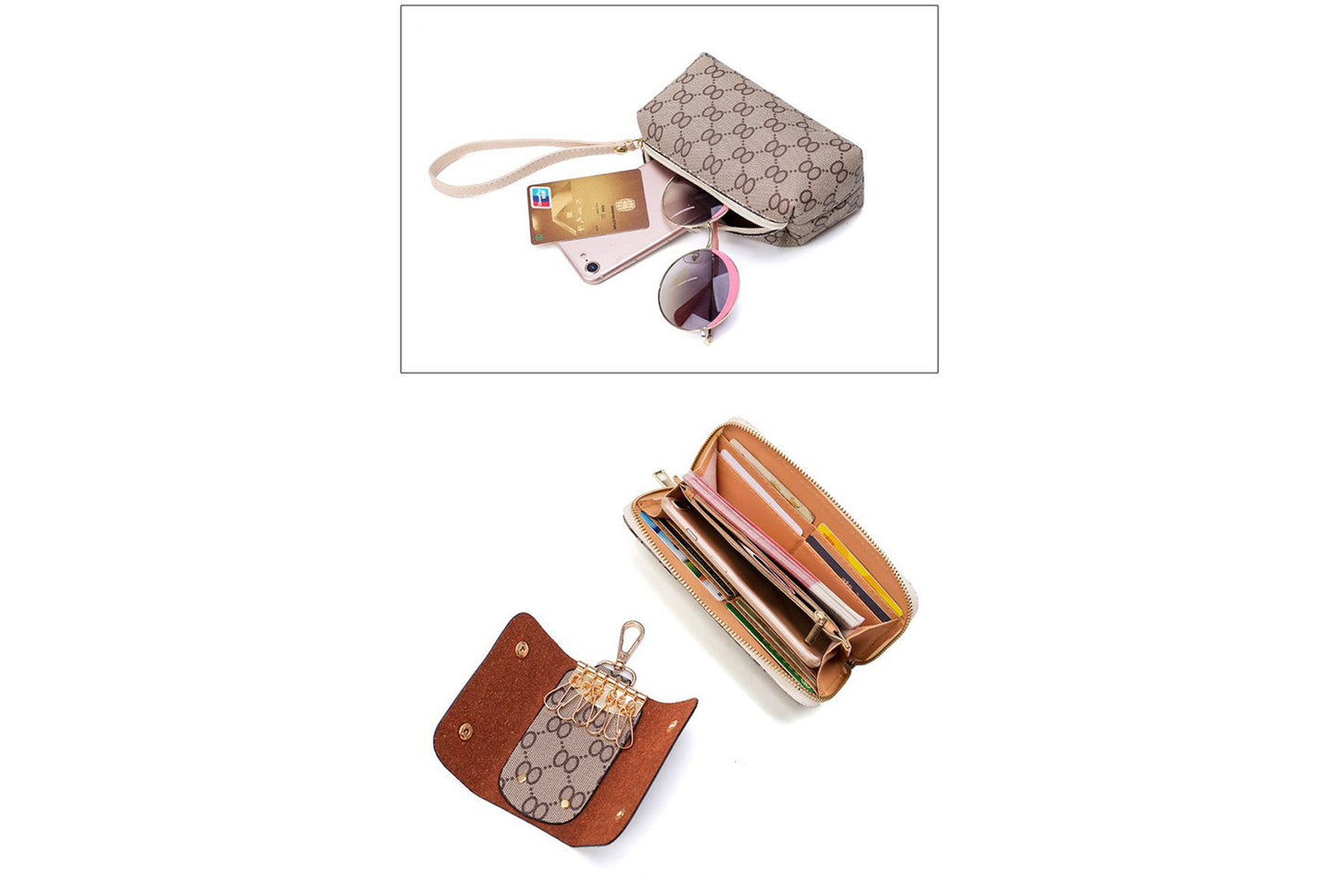 Stylish Six-Piece Mother-Daughter Bag Set