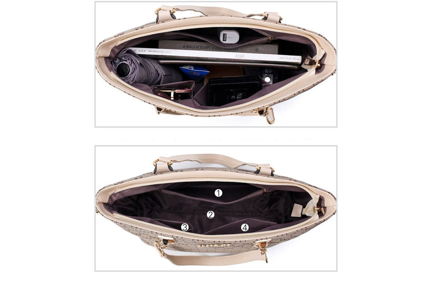 Stylish Six-Piece Mother-Daughter Bag Set