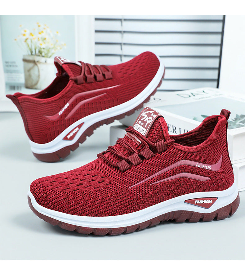 Women's Platform Flyknit Casual Sneakers