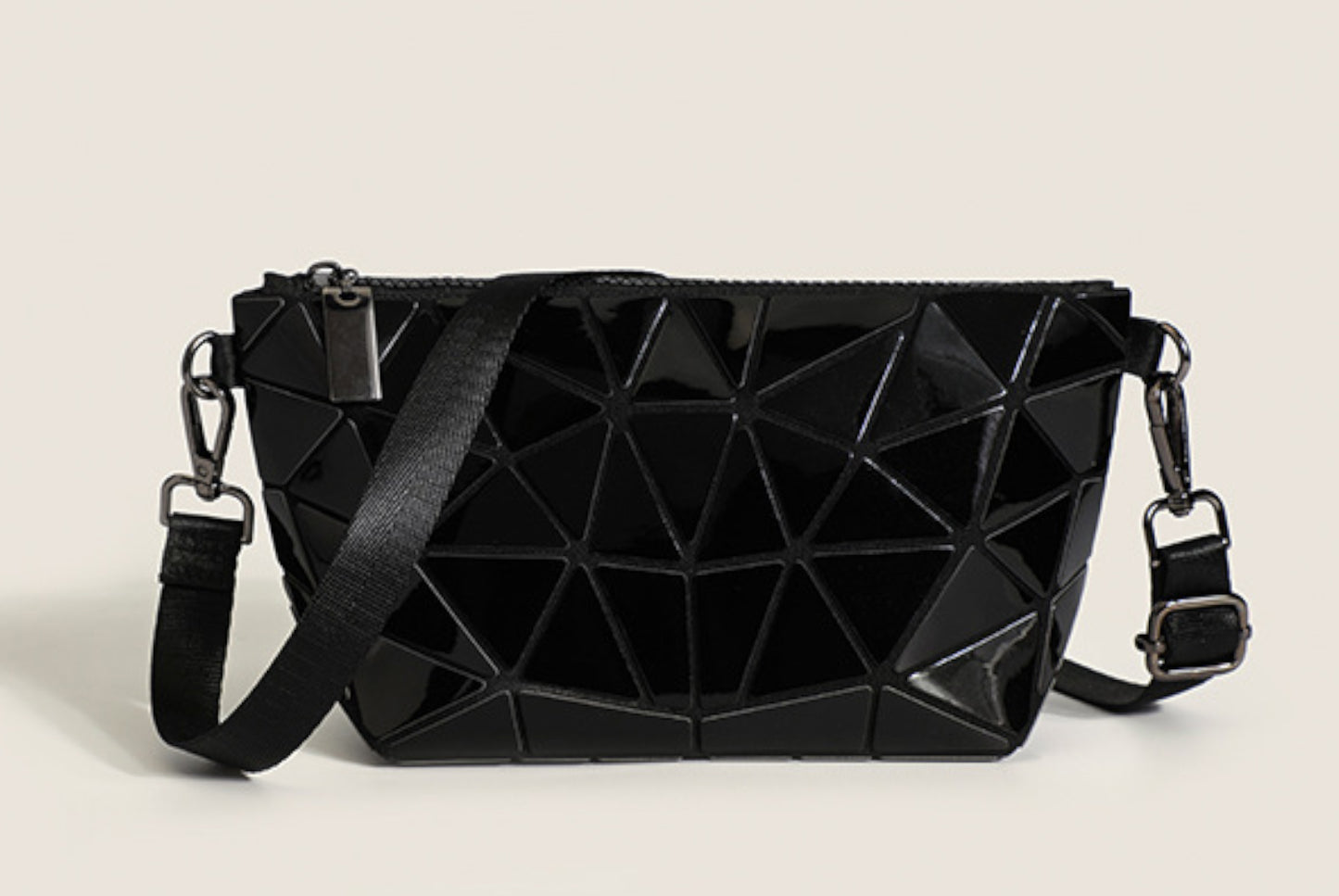 Geometric Diamond Checkered Versatile Shoulder Bag