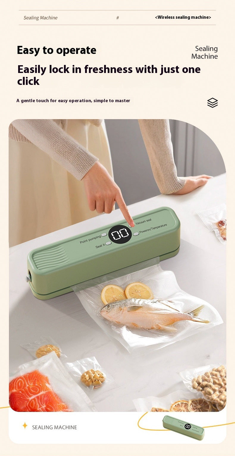 # Home Mini Rechargeable Vacuum Sealer