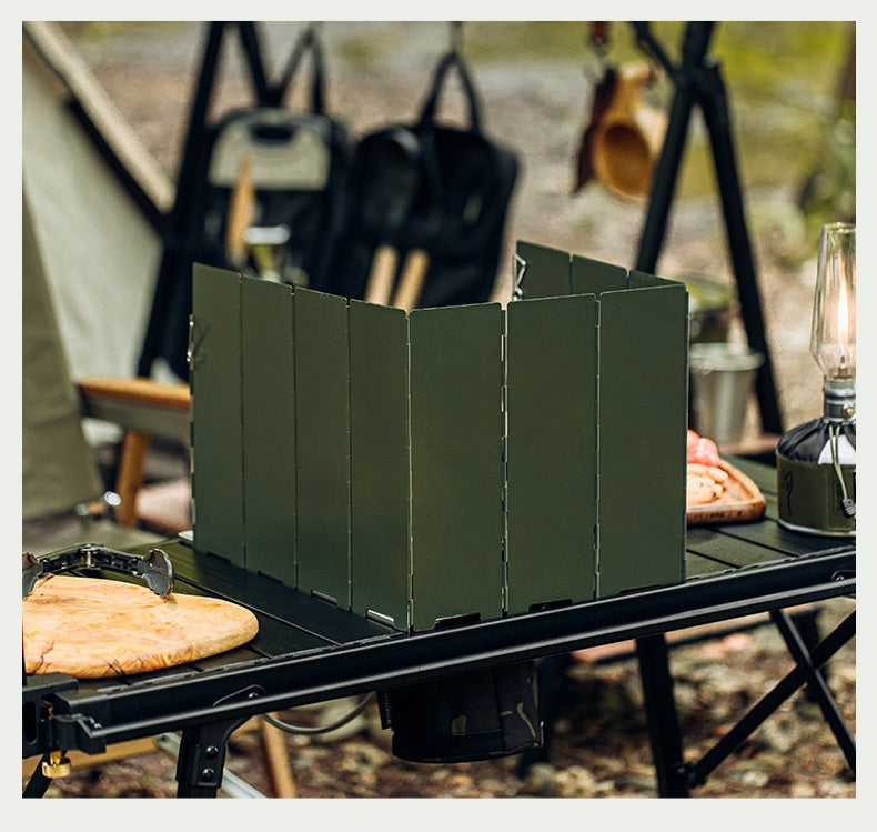 # Outdoor Folding Portable Stove Windshield