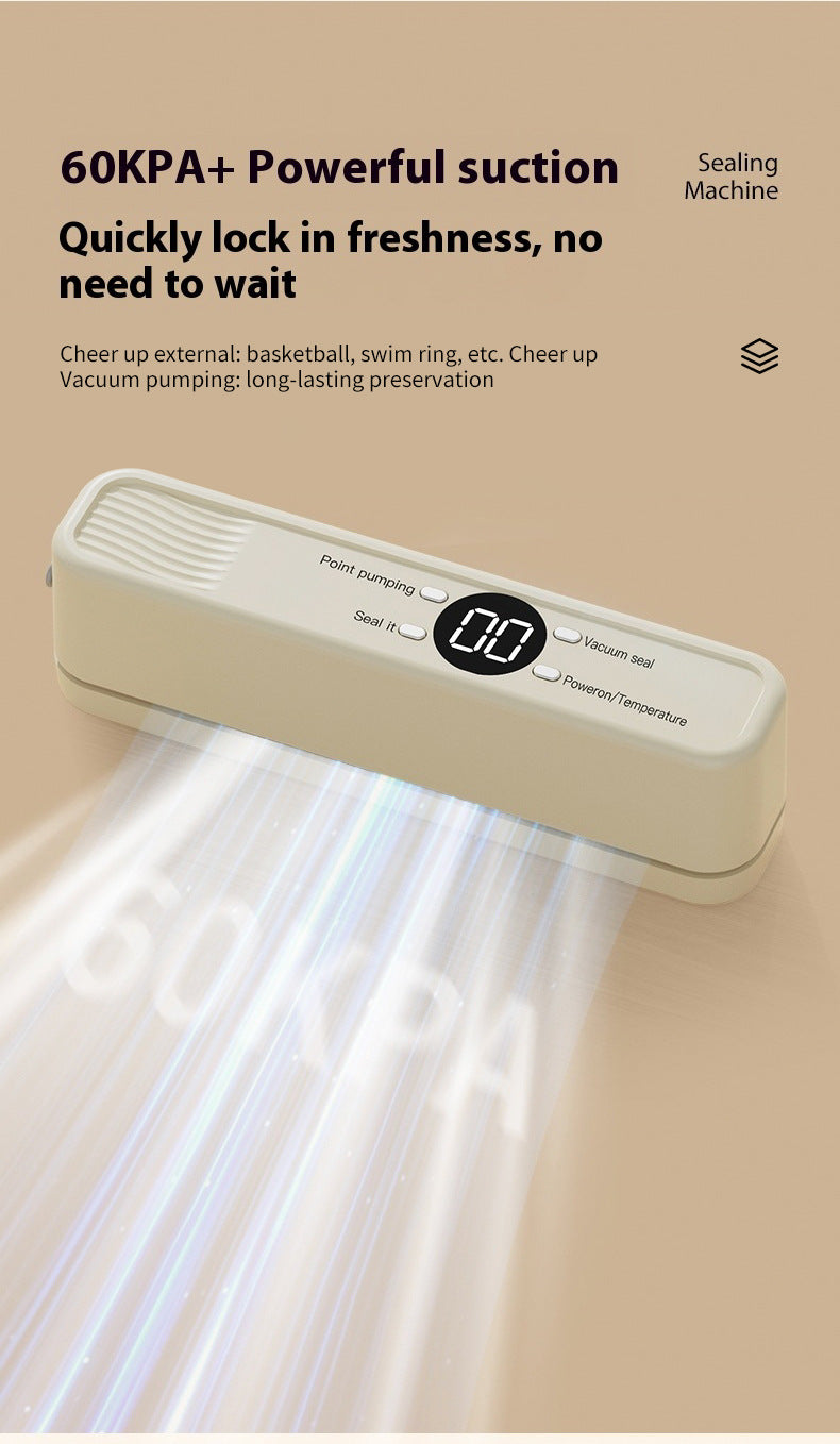 # Home Mini Rechargeable Vacuum Sealer