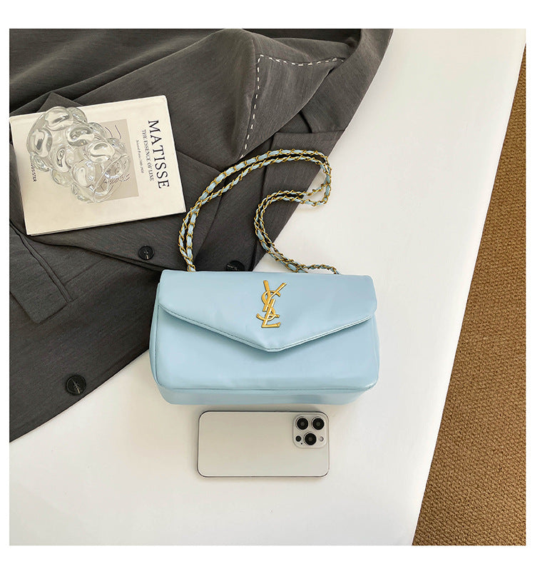 # Lambskin Textured Cloud Shoulder/Crossbody Bag