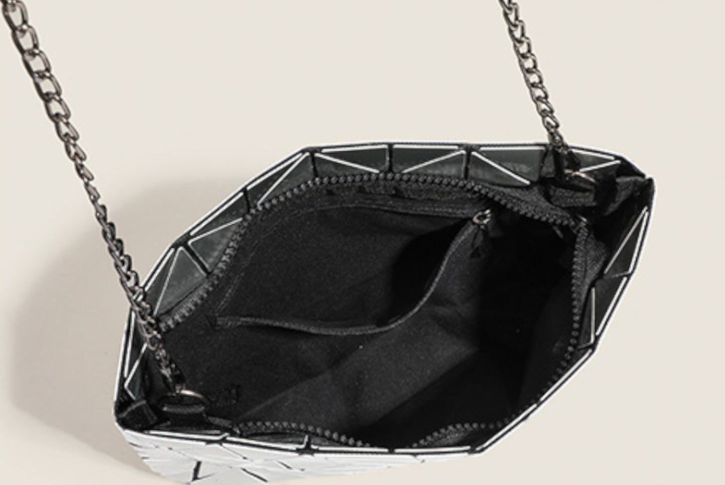 Simple Triangular-Patch Women's Bag