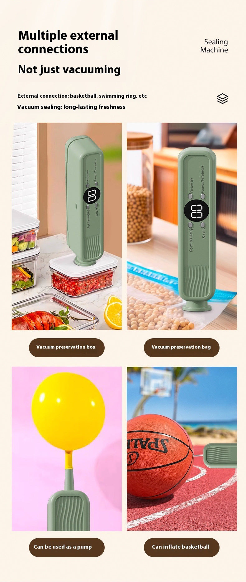 # Home Mini Rechargeable Vacuum Sealer