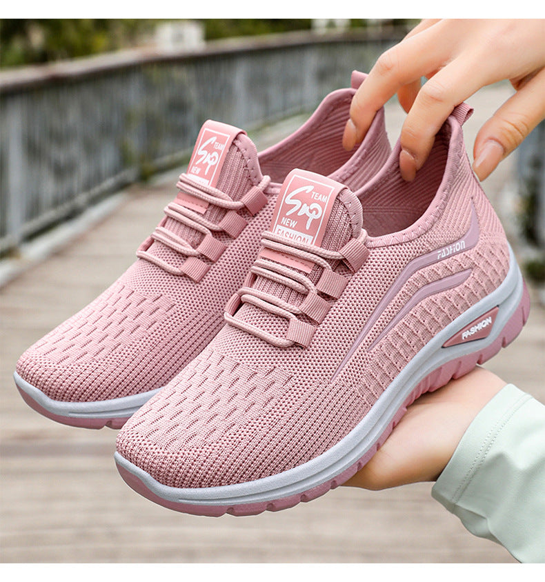 Women's Platform Flyknit Casual Sneakers