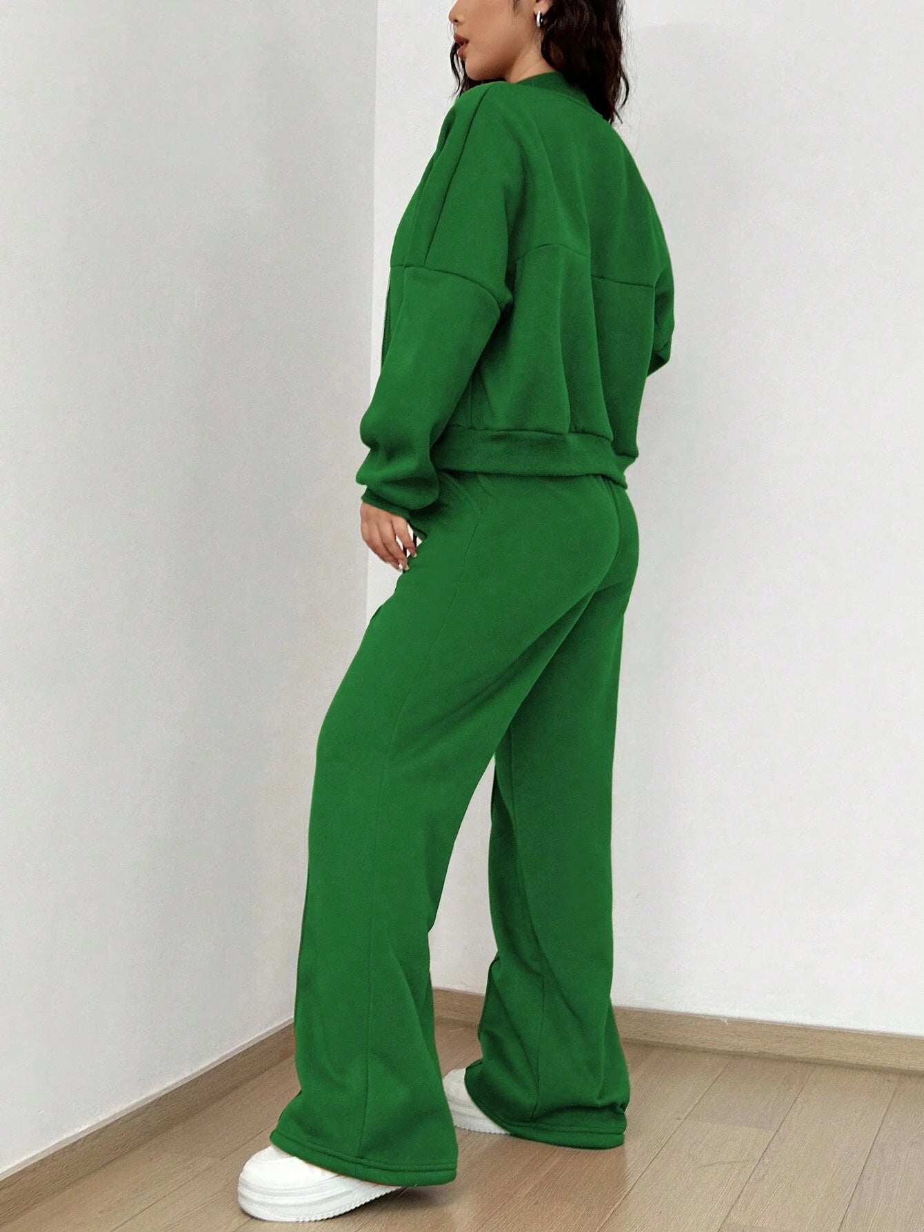 **Trendy Cardigan Slim Fit Two-Piece Set for Women**