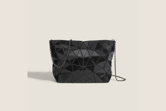 Simple Triangular-Patch Women's Bag