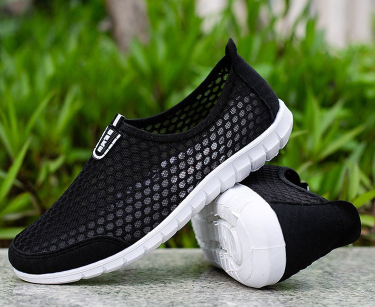 Men's Summer Breathable Hollow-Out Mesh Shoes