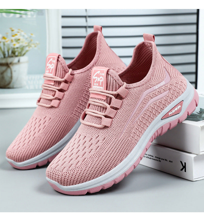 Women's Platform Flyknit Casual Sneakers
