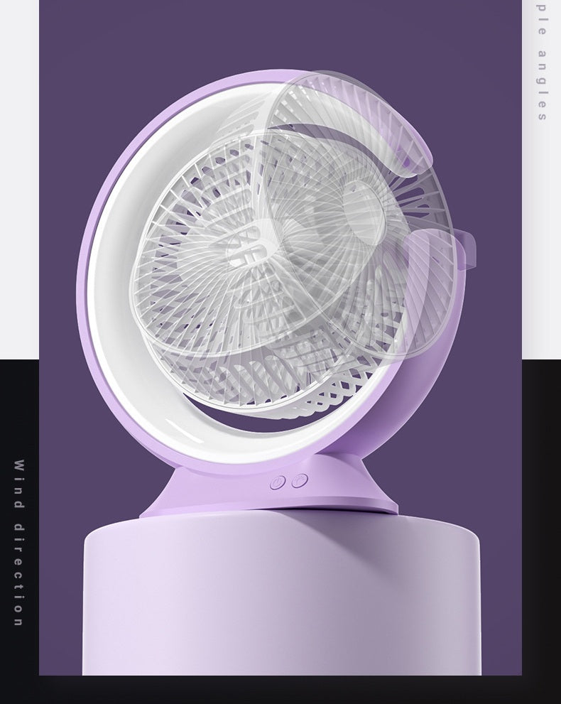 # Rotating Desk Lamp Fan