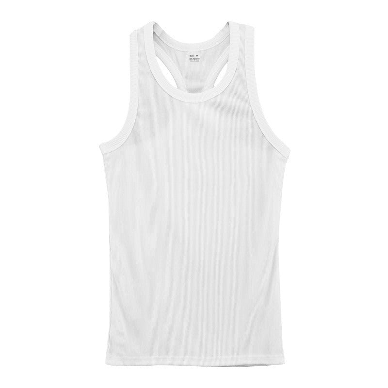 # Men's Ribbed Quick-Dry Sports Tank Top