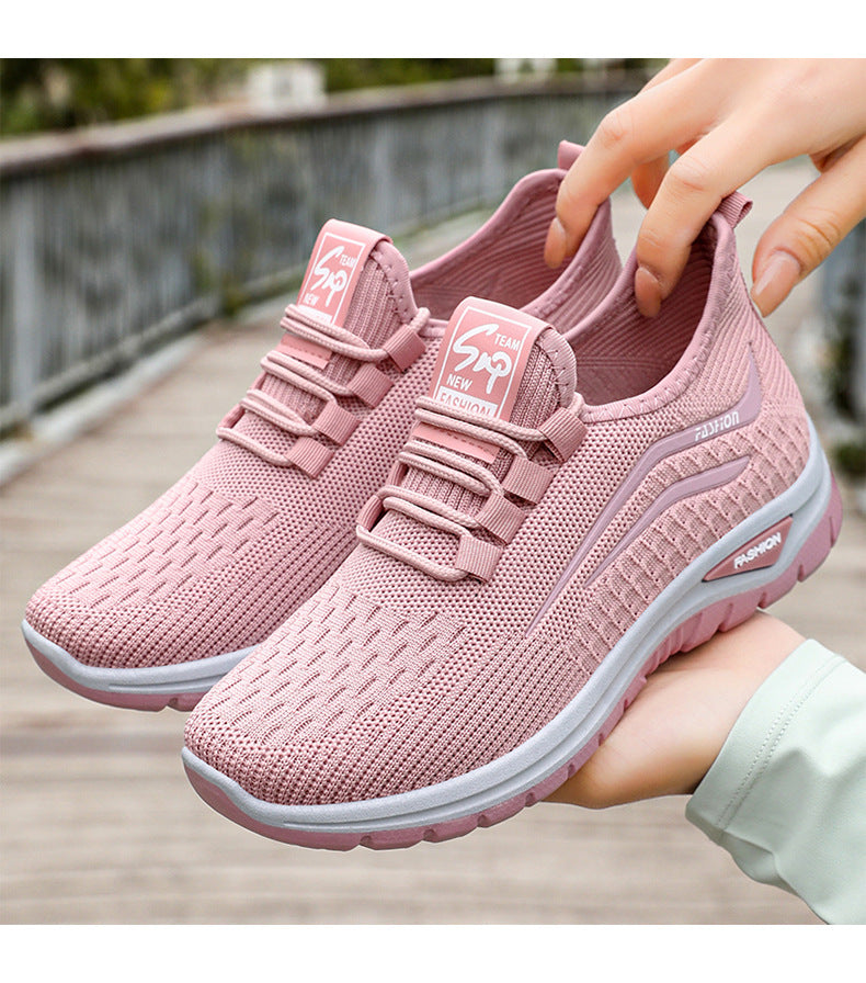 Women's Platform Flyknit Casual Sneakers