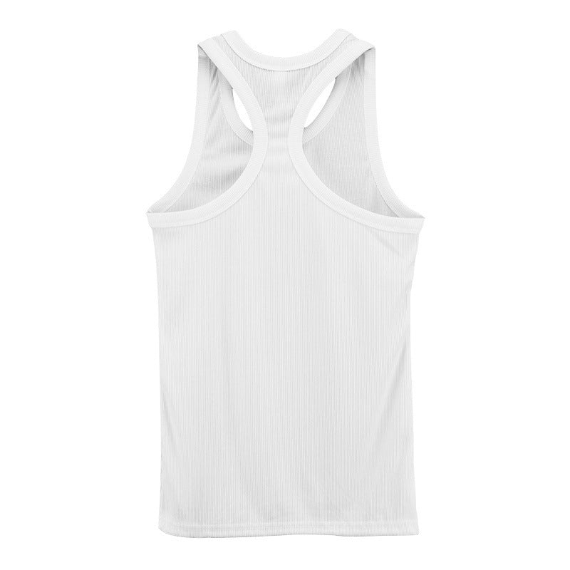 # Men's Ribbed Quick-Dry Sports Tank Top