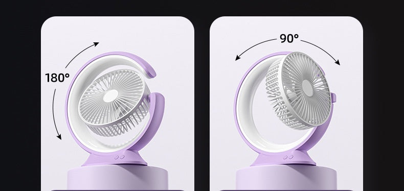 # Rotating Desk Lamp Fan