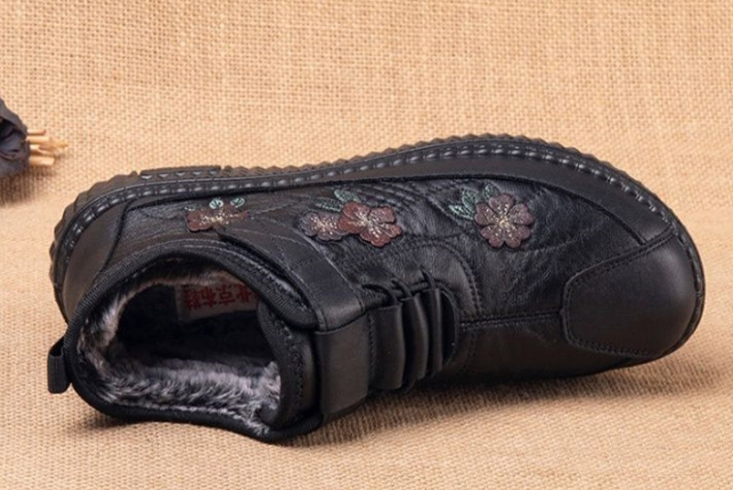 Thickened Fleece-Lined Warm Cotton Shoes