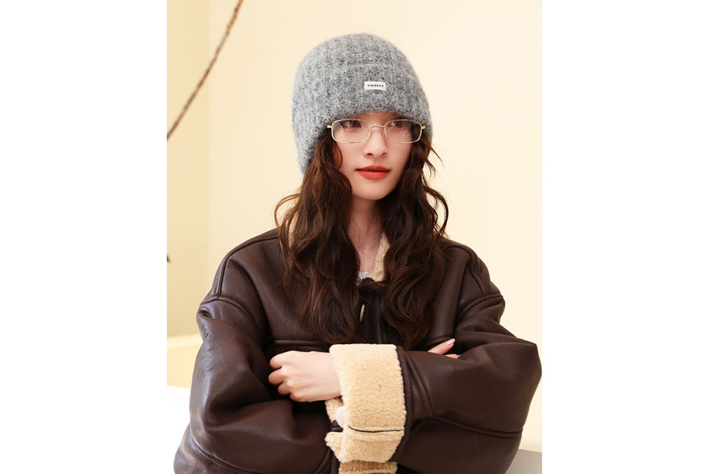 Warm Knitted Beanie with Ear flaps
