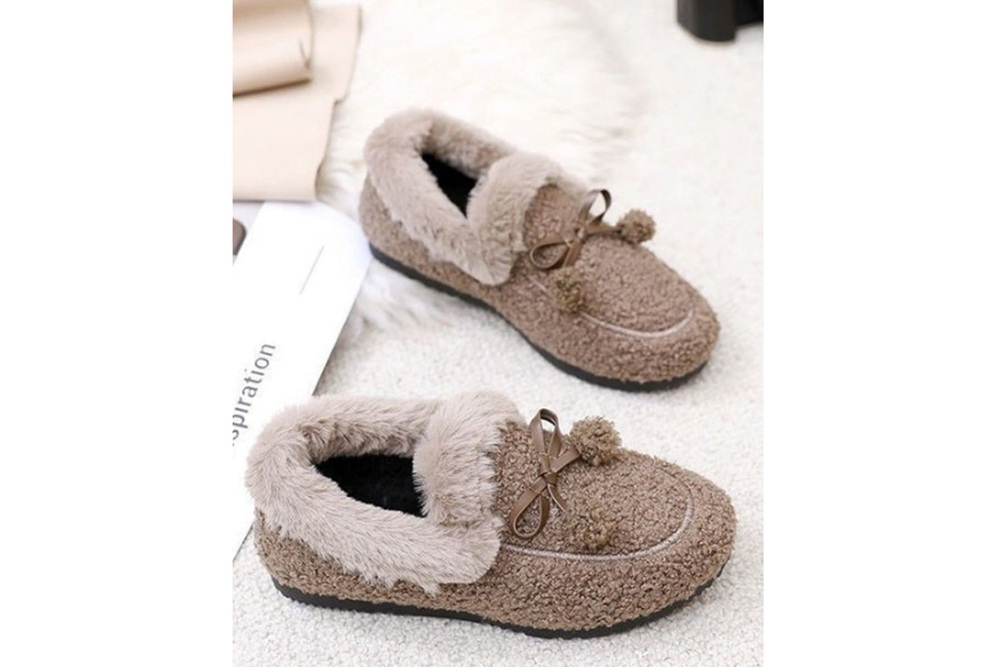 Women's Fleece-Lined Moccasins