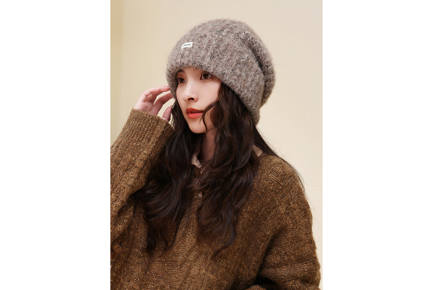 Warm Knitted Beanie with Ear flaps