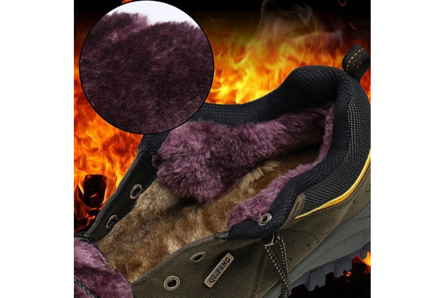 Men's Winter Warm and Non-Slip Walking Shoes