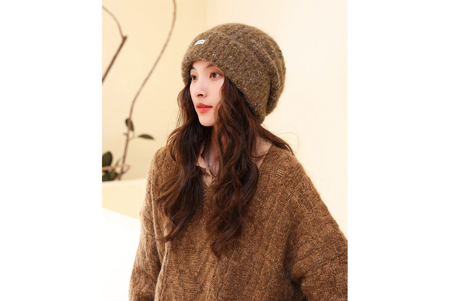 Warm Knitted Beanie with Ear flaps