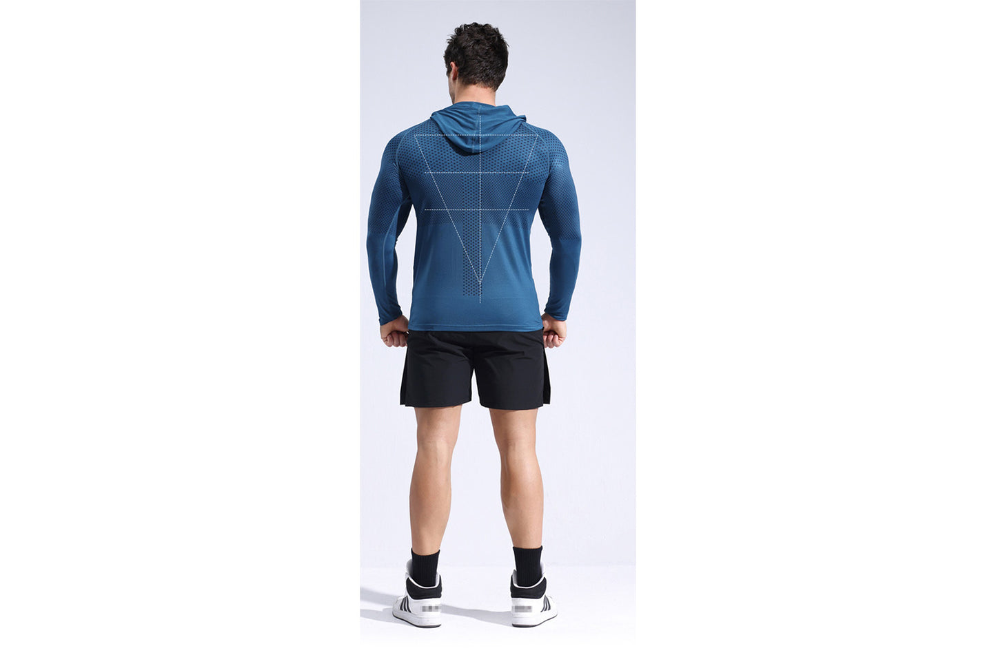 Tight-Fitting Long-Sleeve Sports Shirt