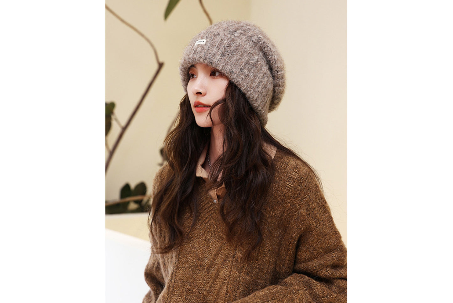 Warm Knitted Beanie with Ear flaps