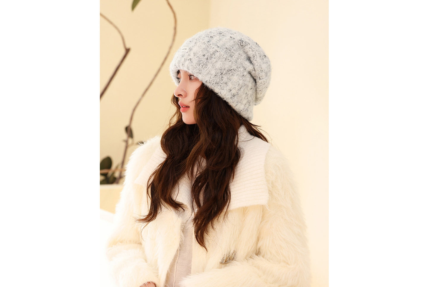 Warm Knitted Beanie with Ear flaps