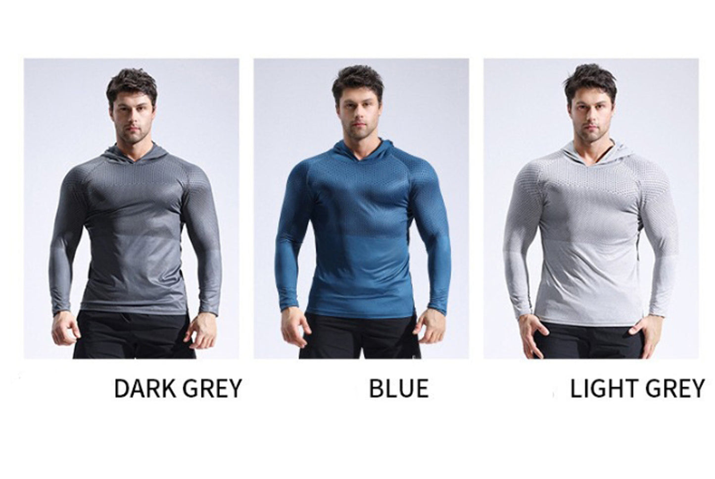 Tight-Fitting Long-Sleeve Sports Shirt