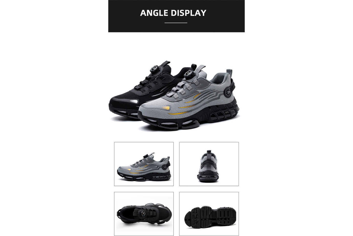 All-Season Breathable Flyknit Safety Shoes