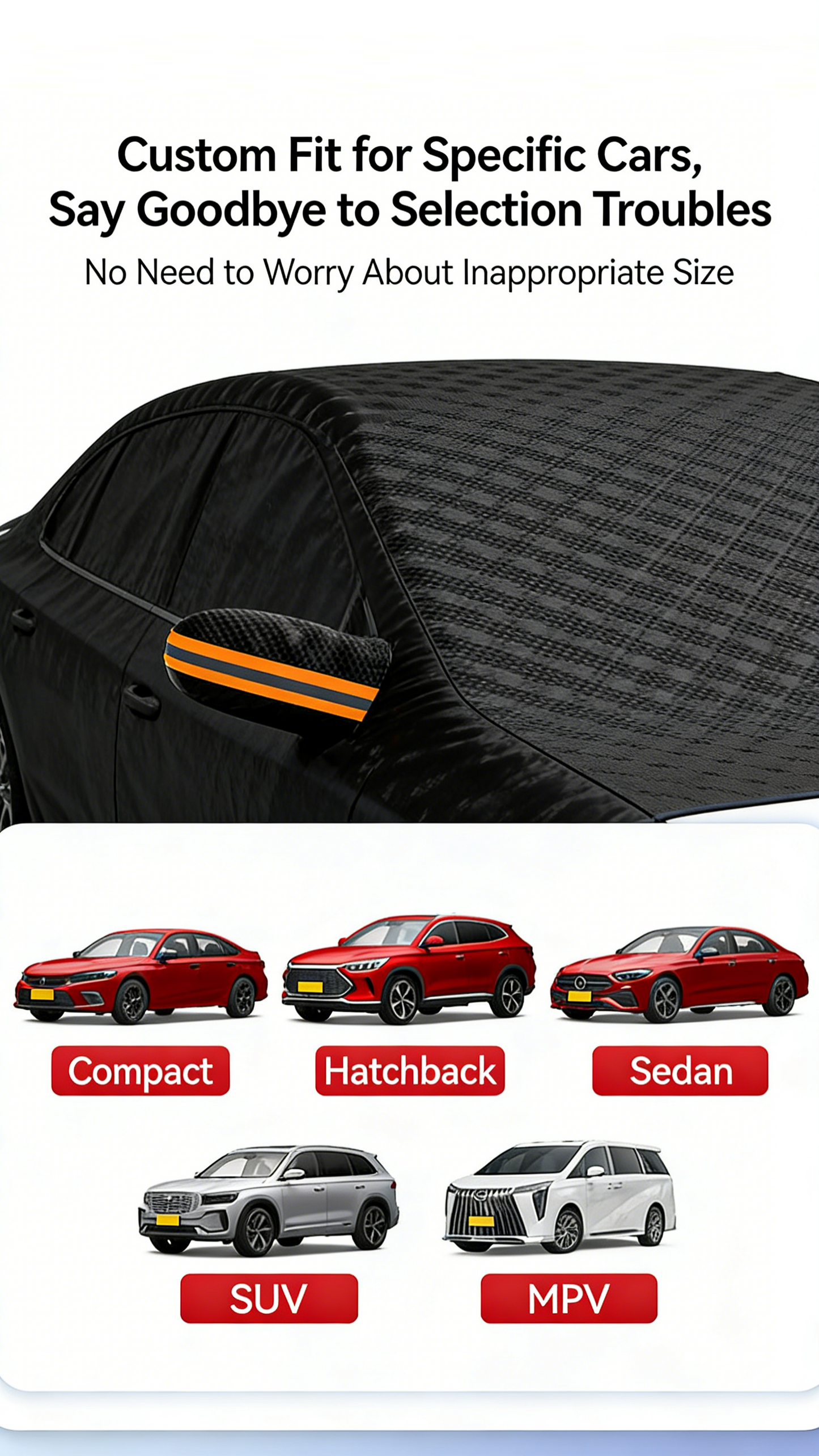 **Winter Car Cover (Thickened Anti-freeze and Snowproof Car Cover)**