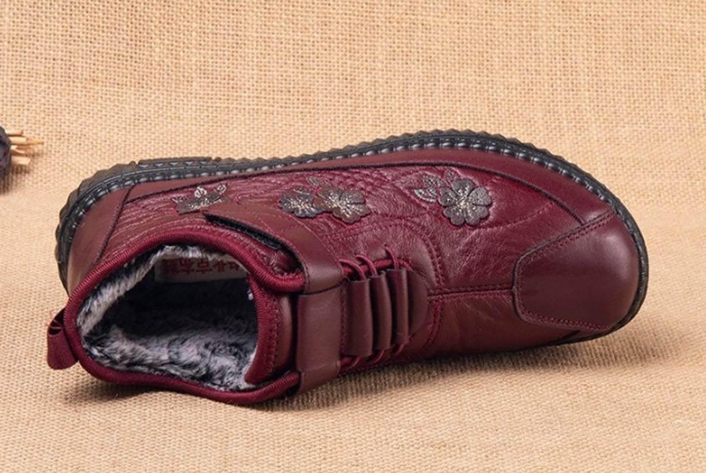 Thickened Fleece-Lined Warm Cotton Shoes