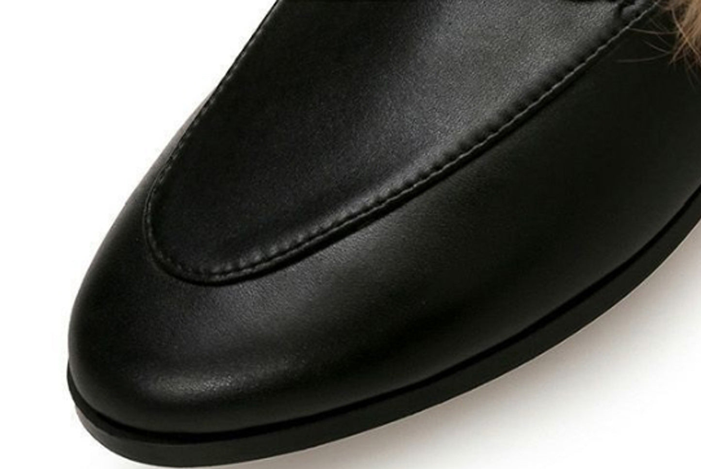 **Autumn/Winter Outerwear Furry Slippers, Stylish Mules**
